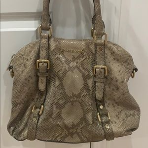 Snake skin bag